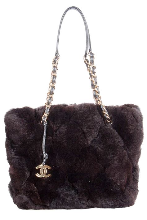 chanel fur handbags